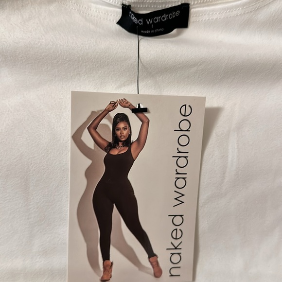 Naked wardrobe suede crop top - Picture 2 of 3